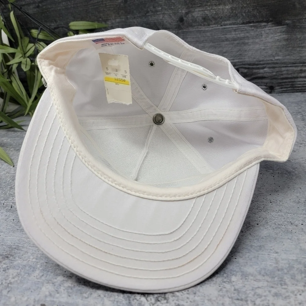 Vintage NWT Michelob Dry White Snapback Hat Cap Beer Lover Collector